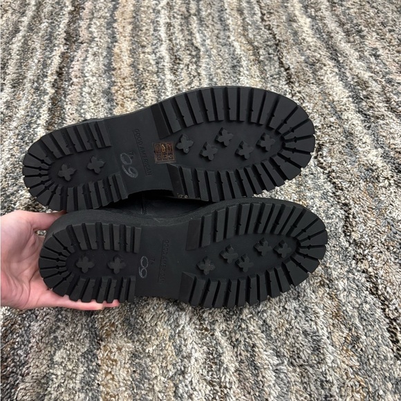 NWOT Good American Chelsea Combat Boots Sz 7.5 | Good American Black Combat Boot - Picture 8 of 10